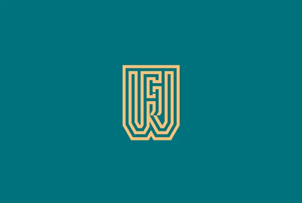 Monogram logo consists of 4 letters WHGR designed by zeropoint7 Studio.