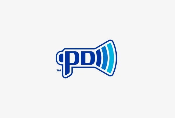 Logo design for Promote Disability™ podcast and community amplifying awareness and inclusion of people with disabilities in business.